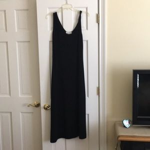 Simple black stretchy dress